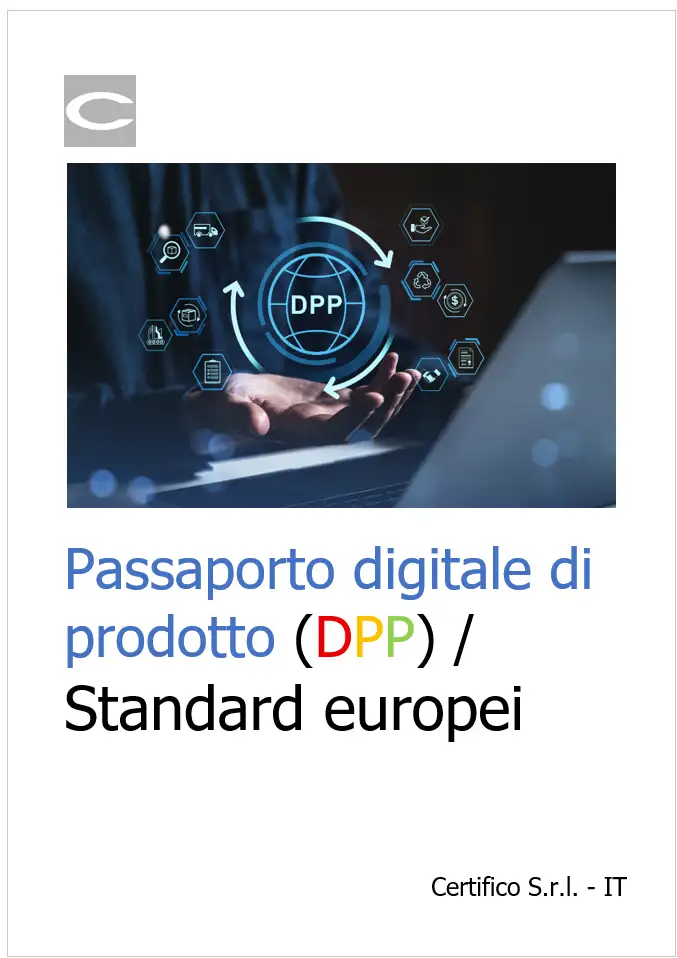 Passaporto digitale di prodotto (DPP) / Standard europei